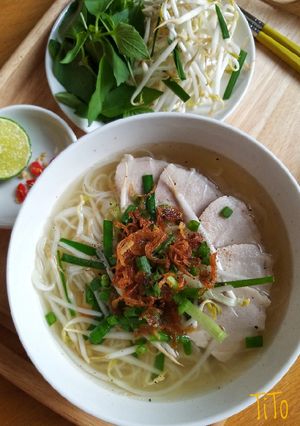 Hình của món Hủ tiếu thịt.