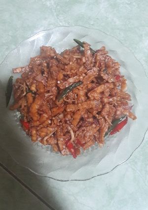 Foto resep Tempe orek teri nasi