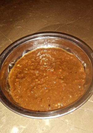 A picture of Special pakora chutney 🤤.