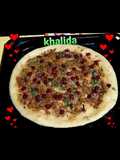 Turkish flat pide