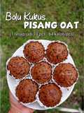 Bolu Kukus Pisang Oat gluten free (menu diet)