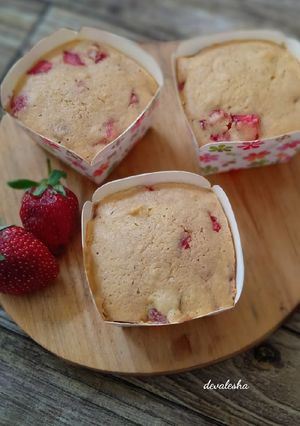 Foto resep Strawberry Muffin