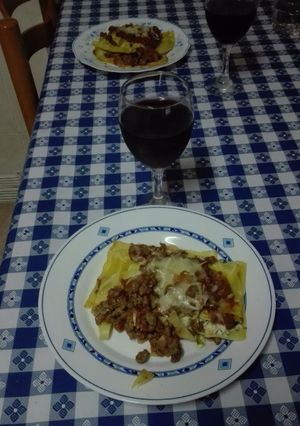Una foto de Lasaña (al estilo de Mónica de Friends)
