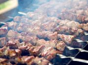 A picture of smoked kebab