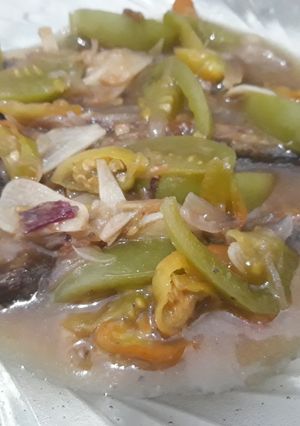 Foto resep Ikan Asin Tomat Hijau