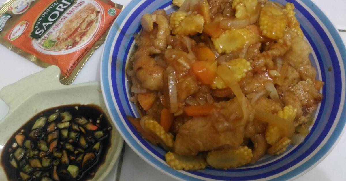 298 Resep Ayam Saori Asam Manis Enak Dan Sederhana Cookpad