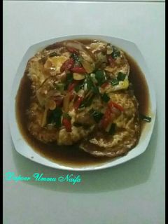 Foto resep Telor ceplok saus tiram