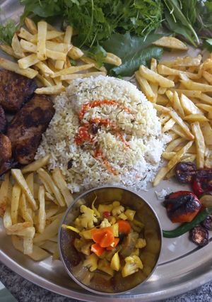 عکسی از دستور ماهی کباب
