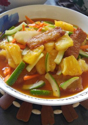 Foto resep Asam Manis Vegetarian