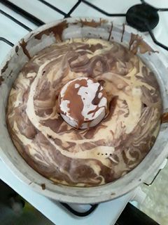 Una foto de Budín /bizcochuelo marmolado