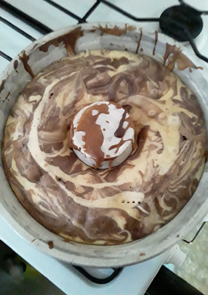 Una foto de Budín /bizcochuelo marmolado