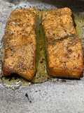 Salmone marinato Worcestershire