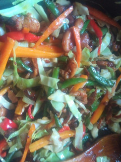A picture of Vegetable stirfry.