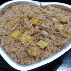 A picture of Jackfruit vermicelli kesari.