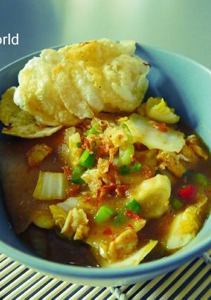 Foto resep Seblak Sawi Telur