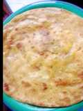 Crispy aloo ka paratha aur green chutney