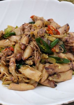 Foto resep Cumi asin cabe ijo