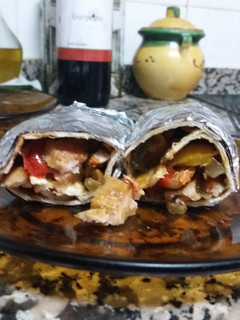 Una foto de Jagitas de pechuga de pavo adobada