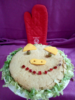 Una foto de Torta de fiambre Cerdito