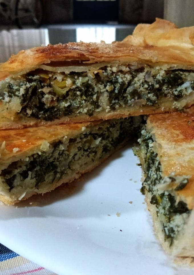 Una foto de Torta de espinaca y ricota