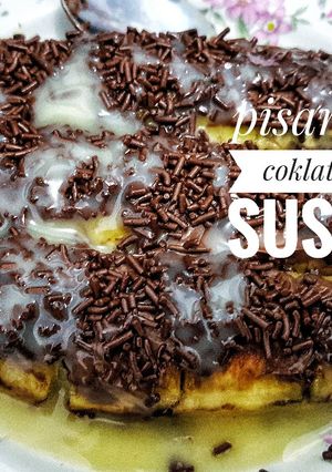 Foto resep Pisang coklat susu #BikinRamadhanBerkesan #kamismanis #menusahur