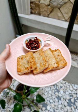 Foto resep Kue Lobak (Singapore Carrot Cake)
