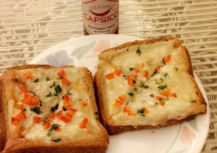 Recipe of Quick Cheese chilli toast