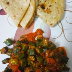 Bhindi ki sabji A picture of Bhindi ki sabji.