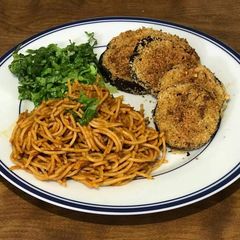 A picture of Eggplant Parmesan.