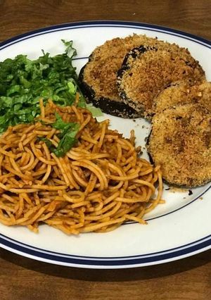 A picture of Eggplant Parmesan.