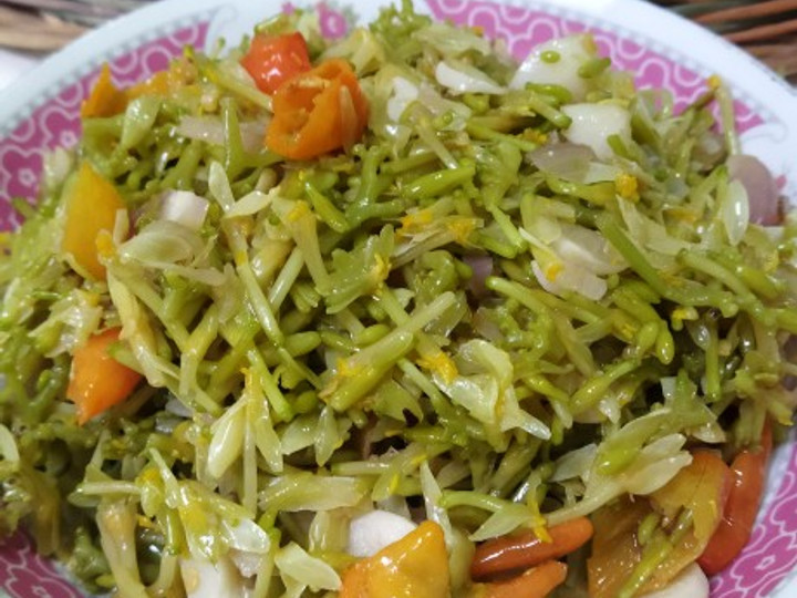 Resep Tumis bunga pepaya anti pahit yang Enak Banget