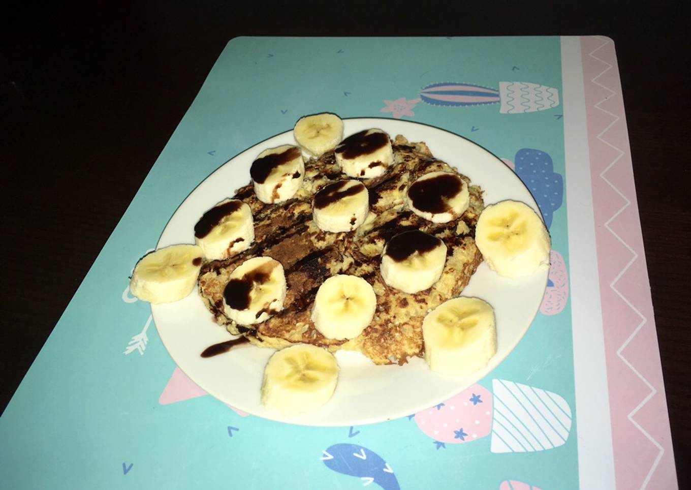 Tortitas de avena y plátano