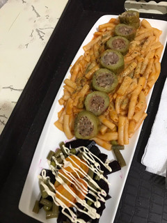 صورة لوصفة معكورنة وكوسى محشي باللحم