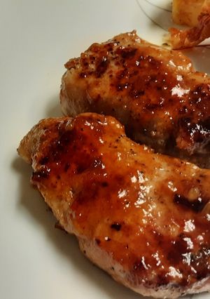 A picture of Peach Jalapeño BBQ Sauce.