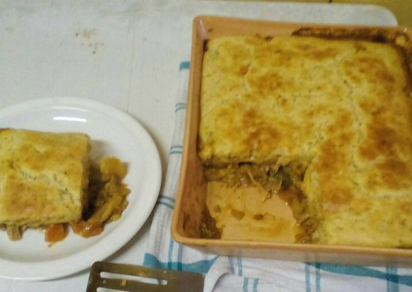 Fluffy and Light Chicken Pie