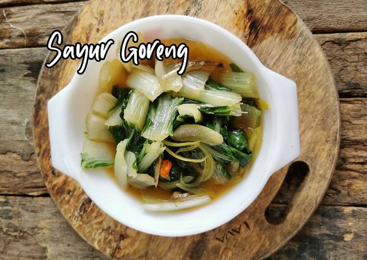 Cara Gampang Menyiapkan Sawi Goreng, Lezat Sekali