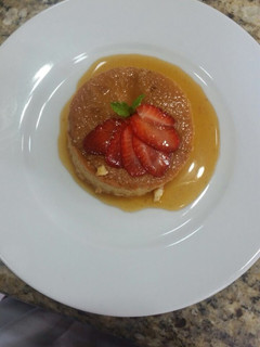 Una foto de Flan de caramelo