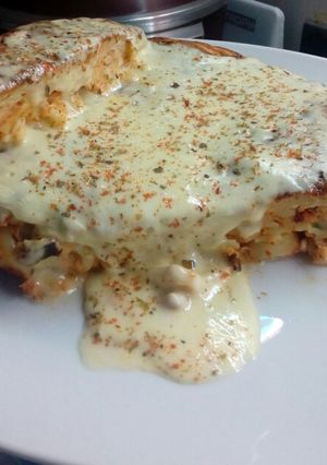 Una foto de Tortilla de fideos