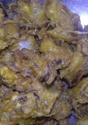 A picture of Onion Pakoda- Tamilnadu special-Chat item.