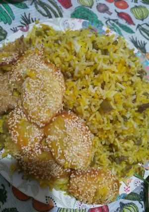 عکسی از دستور لوبیا پلو😍
