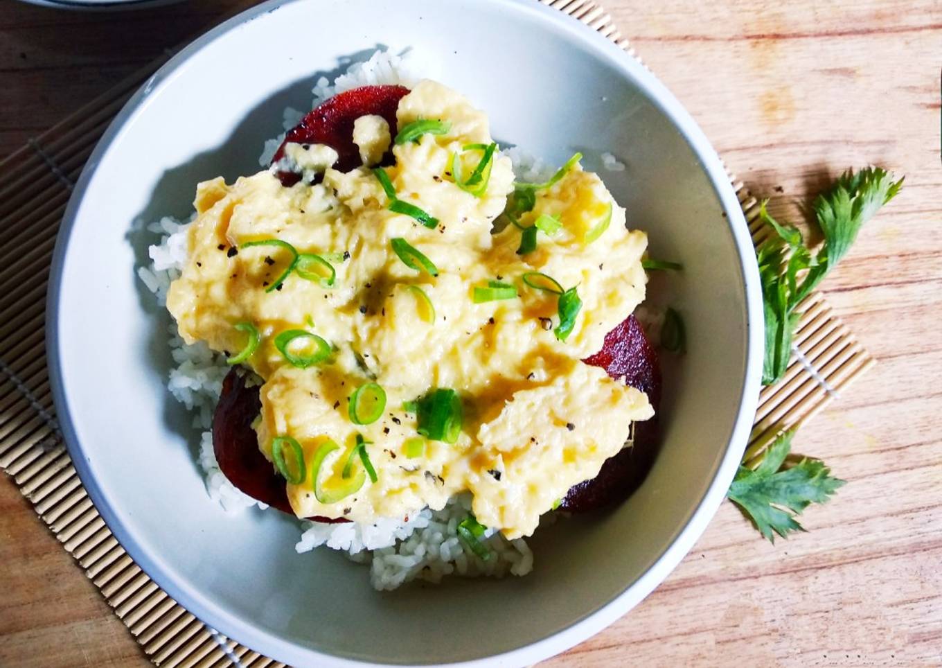 Egg Sausage Mayo Resto anak presiden