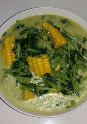 Foto resep Bobor bayam jagung