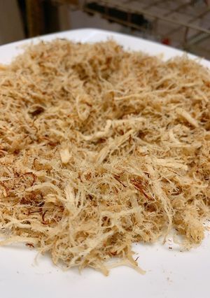 Hình của món Ruốc gà ngũ vị.