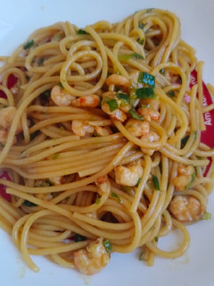 Foto resep Garlic Shirmp spaghetti