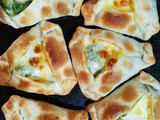 Empanadas de espinaca y crema de batata