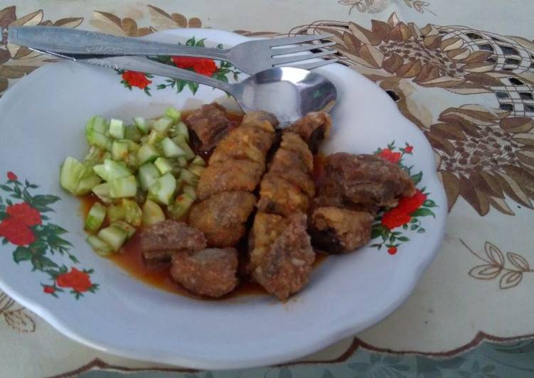 Pempek tongkol belut