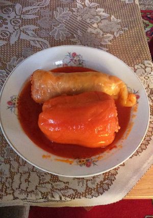 Töltött paprika recept fotója