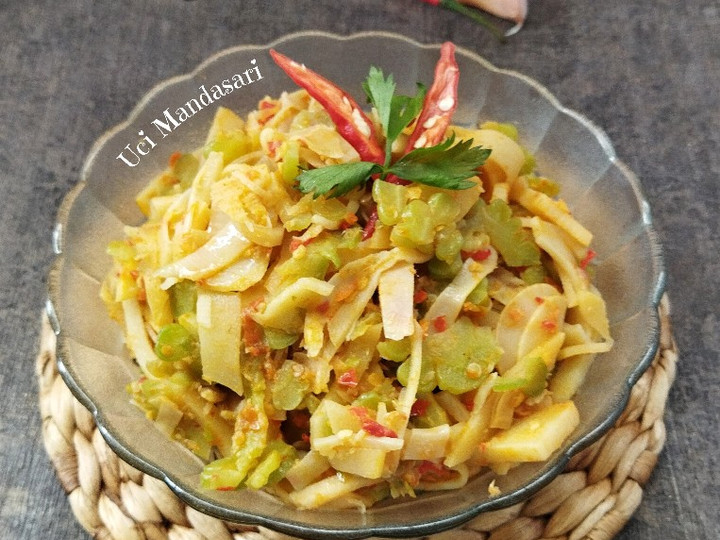 Resep Tumis Rebung Pare Pedas, Enak Banget