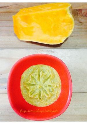 Foto resep Bubur butternut pumpkin daging sapi cincang - MPASI