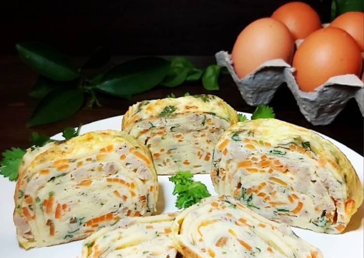 Cara Gampang Menyiapkan 💢Gyeran Mari (Korean Egg Roll) Anti Gagal